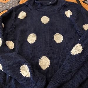 Jcrew cotton crop sweater
